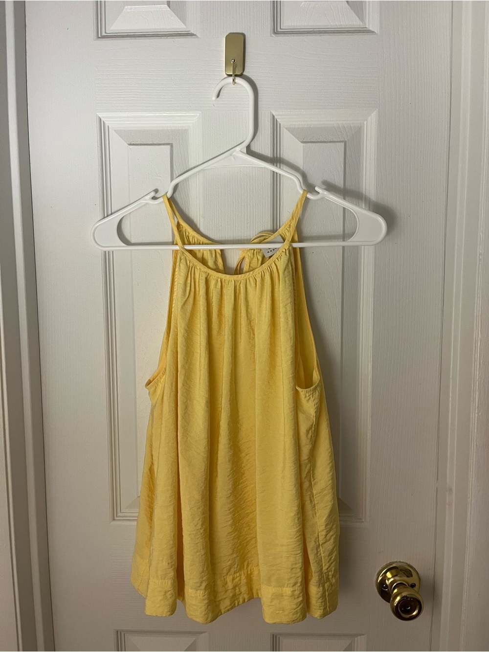 Target Yellow Sleeveless Halter Blouse